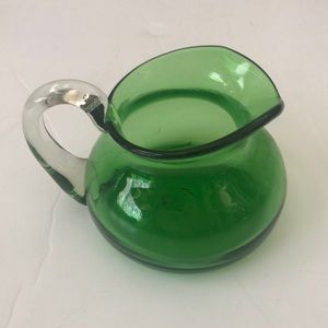 Bischoff Green Hand Crafted Vintage Green Pitcher